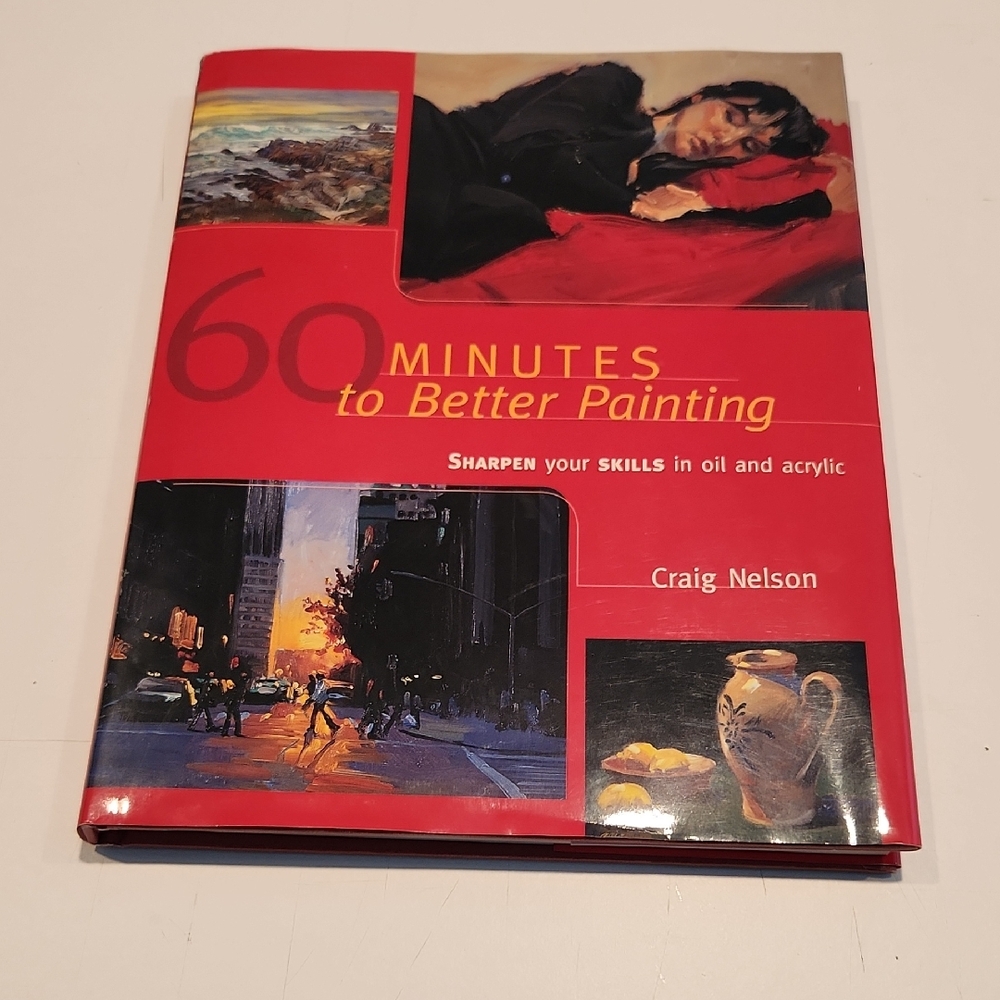 Art Instruction Book with Red Cover